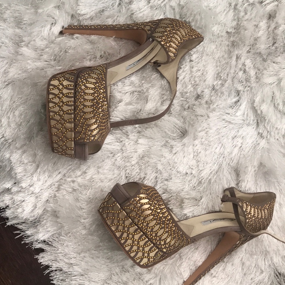 Brian Atwood Tribeca Suede Mary Jane